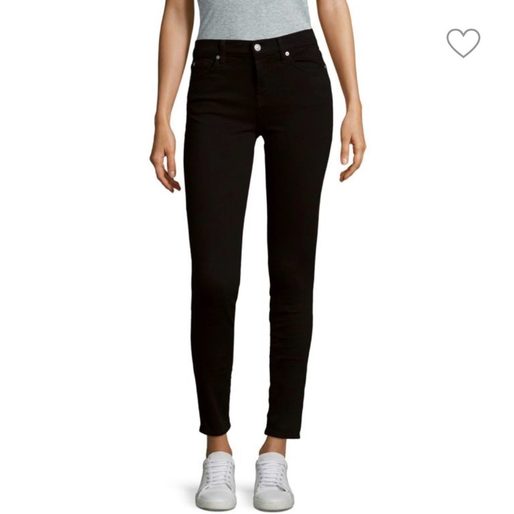 7 for All Mankind The Skinny Jean Size 26 NWT in Black